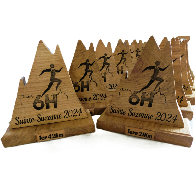 trophées bois courses sainte suzanne les 6 heures sami créascions