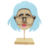 Femme 2 bleu