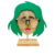 Femme 3 vert